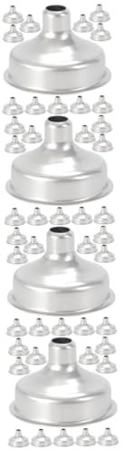 TOPBATHY 48pezzi Mini Funnel Inossidabile Per Canning Imbuto Per Per Barattoli e Regolari Facile Trasferire Sprechi