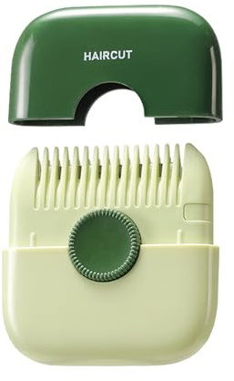 2-in-1 Hair Trimmer Comb & Styling Tool, Mini Portable Split End Removal & Thinning Hair Cutting Tool, Dual-Sided Design with Cover