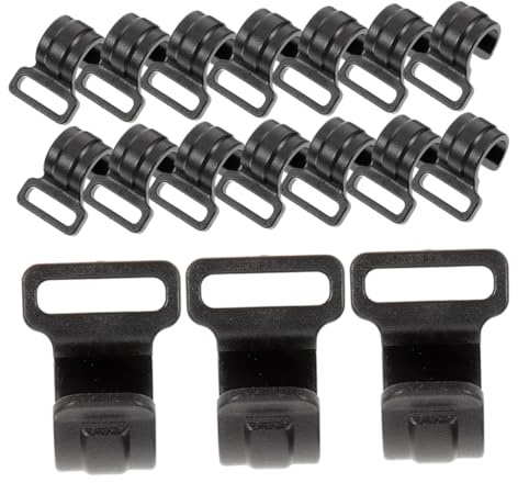 Happyyami Ganci per Tende da Campeggio e Accessori da Esterno in Plastica Robusta, Set da 20 Pezzi, Clip Multifunzionali per Collegare Tende Interne ed Esterne, per Campeggiatori e attività