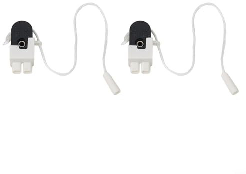 Completa tu configuración de iluminación con 2 interruptores de lámpara de cadena de tracción operados por cable
