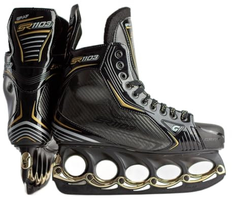 Graf SR1103 tblade Schlittschuhe Gold Edition Eishockey Schlittschuh (46)