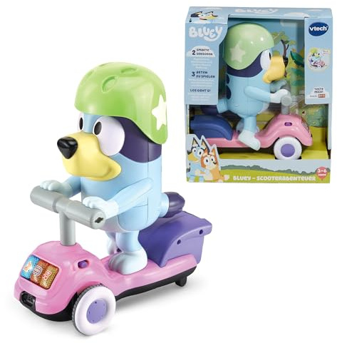 VTech Bluey Scooterabenteuer – Interaktives Spielzeug 3-6 Jahre