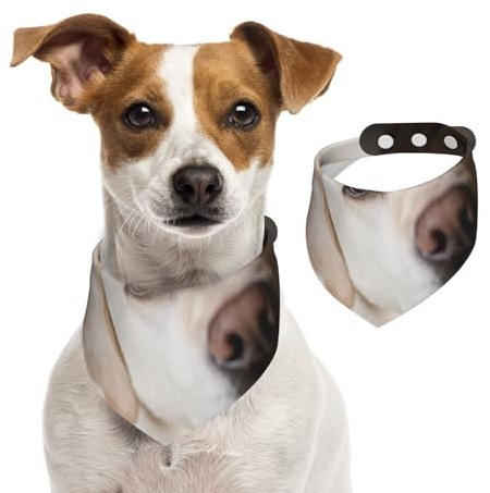 Labrador-Hund, Hundehalstücher, Baumwoll-Haustierschal, verstellbare Lätzchen für Haustiere,S