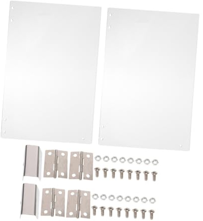 FONDOTIN Popcorn Machine Door Panel 2pcs 36.3x21.5cm Thickened Pvc Replacement Part Protective Baffle for Commercial and Household Popcorn Maker Accessories