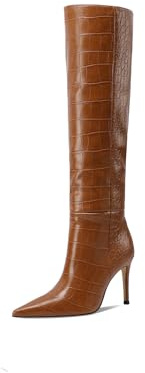 QUEEN HELENA Stivali Alti con Tacco a Spillo Donna K3977
