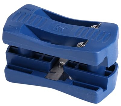 Machine de bandes de bord en PVC manuelle, outil coupe-bande bord travail du bois avec 2 lames pour le panneau bordure en plastique flexible Cabinet fabrication meubles