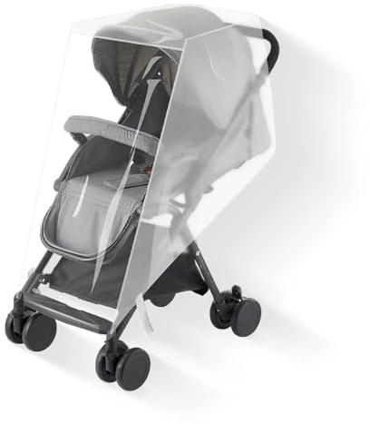 JYNVO Habillage Pluie Universelle pour Poussette, Protection Pluie Poussette Universell, Protection contre Pluie et Vent Rain Cover
