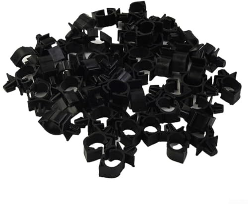 Kit di fissaggio per cablaggio auto con 100 clip fisse per cavi auto e morsetti per la gestione dei cavi del veicolo