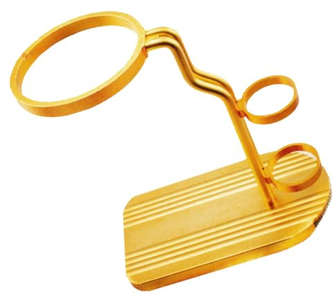 Gatuida Supporto per Filtro per Tè in Lega di Alluminio Resistente Tre Cerchi Avvitati Mensola Speciale per Colino da Tè Accessorio Pratico Gongfu e Uso Domestico