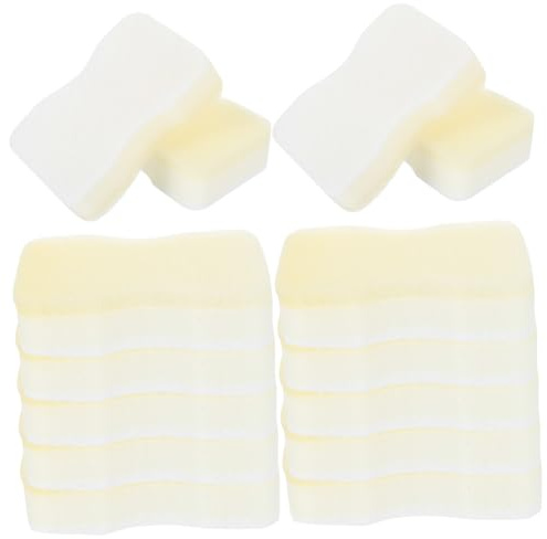 Esponjas Reutilizables 15 para Limpieza de Pantallas de Lámpara y Telas | Suaves, No Rayan, Cómodas de Sostener, de Color Claro, Eliminan Polvo y Hollín Eficazmente