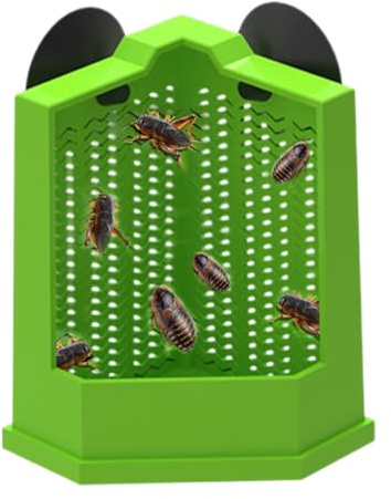 Bol Alimentaire pour Reptiles,Bol Nourriture Crabes Ermites à Ventouse Mangeoire Gecko,Mangeoire Anti-Fuite pour Coin Terrarium | pour Caméléon Serpent Grenouille Lézard Tortoise Oiseau