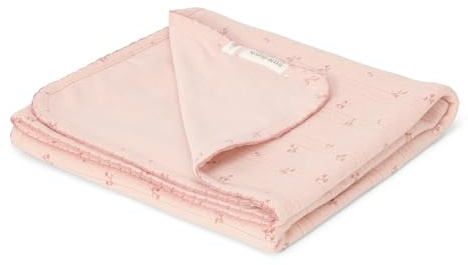 Little Dutch Decke Babydecke Sommerdecke Sommer Baby (70x100 cm) Blossom rosa - Pure