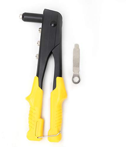 Pistola remachadora Herramienta de remachado profesional de acero al cromo vanadio con diseño de punta delgada para espacios reducidos D 2,4 mm 3,2 mm 4,0 mm 4,8 mm Alicates
