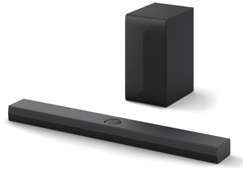 LG S70TY - Barra de Sonido Inteligente, 400W, 3.1.1 Canales, Sonido Envolvente Dolby Atmos y DTS, Amplia Conectividad, Bluetooth, USB, Entrada Óptica, Negro