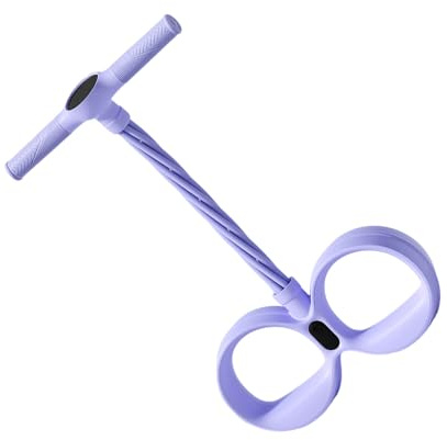 Fascia di resistenza del pedale - Rifinitore intelligente per pancia a 6 tubi, dispositivo di resistenza del pedale per addome, vita, addominali, braccia, gambe, dimagrimento della pancia