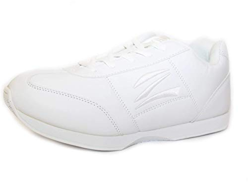 zephz Youth Tumble Cheerleading Shoe, White, 2.5