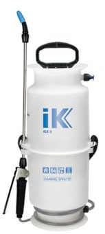 Pulverizador IK Alkaline 9 - Ideal para Sustancias Alcalinas, Alcoholes y Acetonas - Resistente a Químicos - Ideal para Limpieza y Desinfección - Fabricado en España