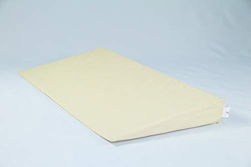 Fränkische Schlafmanufaktur Keilkissen Bettkeil Poly 9/1cm mit Bezug, Farbe Beige, Breite 90cm