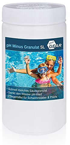 yourGEAR pH Minus Granulat SL schnelllöslicher pH Senker zur optimalen ph-Wert Stabilisierung des Pool-Wassers 1,5 kg oder 7 kg Gebinde zur Auswahl [1,5kg]