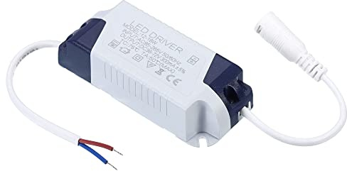PATIKIL 12-18W 300mA LED Controlador, AC 85-265V Salida 36-72V DC Hembra Conector Constante Corriente Rectificador Transformador Externa Alimentación Fuente LED Techo Lámpara | Socket Constante Corriente Rectificador Transformador Fuente de alimentación externa LED Lámpara de techo