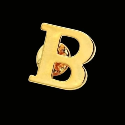 VITAU Klassischer Goldener Buchstabe, vergoldet, Brosche, Männer, Anstecknadel, Frauen, Hut, Schal, Rucksack, Abzeichen, Schmuck