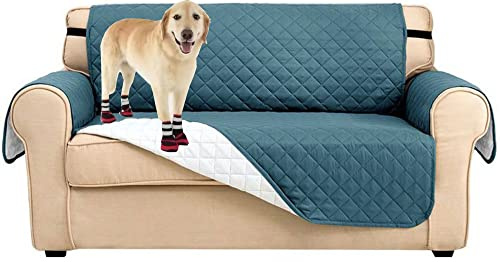 Sofabezug 3/2/4 sitzer wasserdichte Schonbezug Sofaüberwurf Antirutsch Sofahusse Sesselschoner Sesselauflage Relax Sofa überwurf Couch überzug Abdeckung mit Armlehne ( Color : Turquoise , Size : 3 Sit