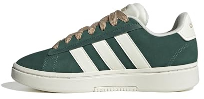 adidas Women's Grand Court Alpha 00s, Collegiate Green/Off White/Magic Beige, 6