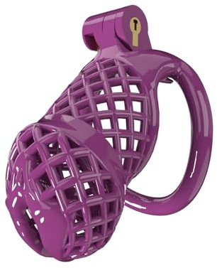 Hdynasty Gabbia Fitness da Uomo in Resina Viola con Cinque Anelli