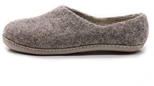 Nootkas Women's Felted Merino Wool 'Victoria' House Shoe (Heather - 9.5-10.0)