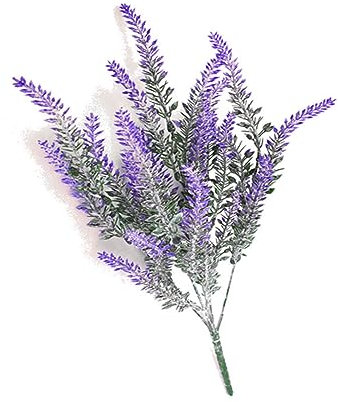 Cabilock 5stücke Künstliche Lavendelpflanzen Dekoration Lifelike Plastik Pflanzen Für Home-Decor Und Blumenarrangements Für Büro Wohnzimmer Und Hochzeiten