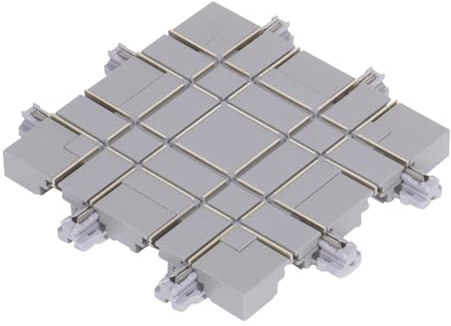 KATO 40-301-E N Gauge Unitram E 90° Intersection Trajectory Plate 62mm Railway Model Supplies