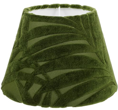 OSALADI Pantalla Lampara Mesa De Luz Verde Retro Mesa Light Dormitorio Tulipas De Lamparas DecoracióN Cubierta De LáMpara De Tela Pantalla De Pie