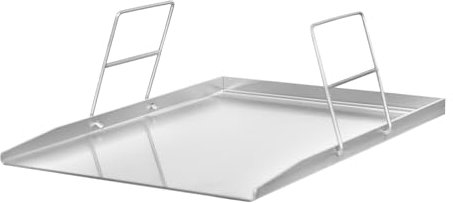 Piastra universale in acciaio inox, per barbecue a carbonella e per la maggior parte delle griglie a gas in uso domestico, per grigliate ecc. (48 x 34 cm)
