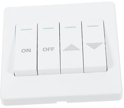 DECOMELODY Gewerblicher Garagentoröffner Tür Universelles Garagentor Garagentorknopf Garagentoröffner Wandhalterung Garagentoröffner Zur Wandmontage Garagenzubehör Weiß Zinn-phosphor-bronze