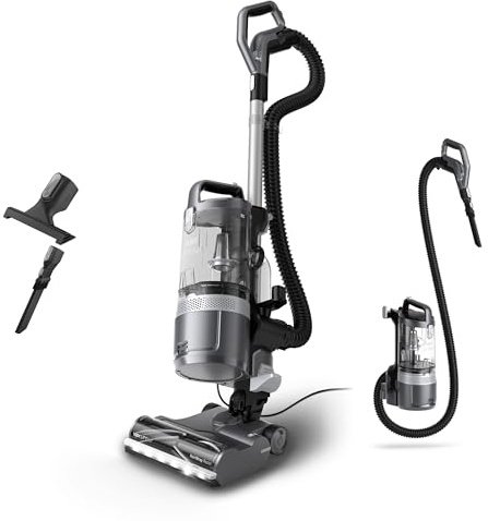 Vax LiftOut Corded Upright Vacuum Cleaner, CDUP-LOXS | Bagless hoover, powerful pickup for carpets, upholstery & hard floors, with included tools 600W, 6.1kg, 2L, 12.5m reach