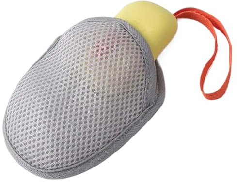 de jabón espumoso – de malla para barra de jabones, soporte para estropajo, estropajo de ducha exfoliante | Bolsas de baño portátiles para mujer, senderismo, gimnasio, viaje, mochilero, Ca