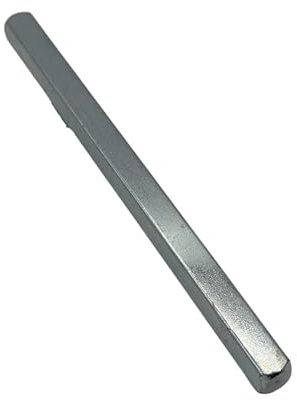 Plain Door Handle Square Spindle Bar - Heavy Duty Solid Steel Bar for Locks & UPVC Handles, Door Knob Replacement Rod for Mortise Locks & Latch Sets, DIY Fitting Parts - 7mm x 130mm