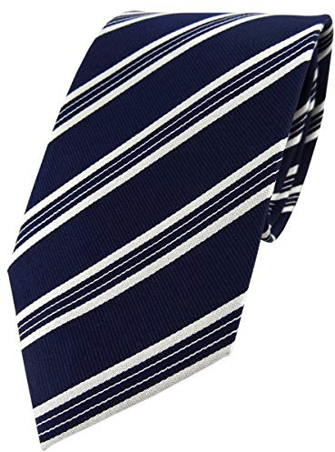 TigerTie Designer Seidenkrawatte in gestreift