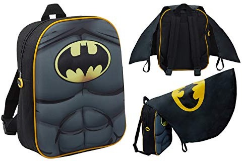DC Comics Boys Batman 3D Backpack With Cape