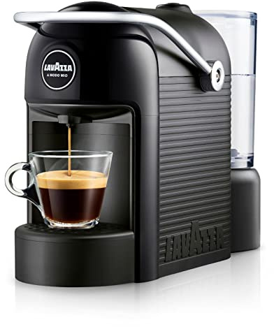 Lavazza, A Modo Mio Jolie, machine à capsules de café, compatible avec les dosettes de café A Modo Mio, silencieuse, avec repose-tasse amovible, arrêt automatique, composants lavables, 1250 W, 220-240