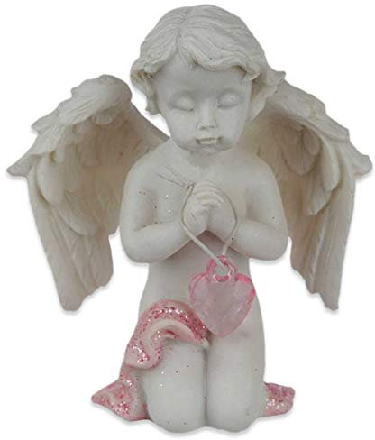 mtb more energy Figura decorativa de ángel de la guarda con diseño de corazón guardián de 8 cm de altura