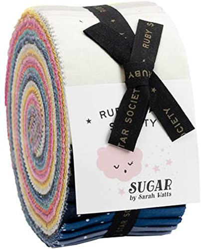 Sarah Watts Sugar Jelly Roll 40 2.5-inch Strips Ruby Star Society RS5069JR