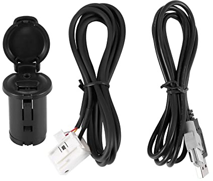 Micvtve de Câbles USB AUX Mâle StéRéO de Voiture pour 206207307308407408508607 pour C3 C4 C5 pour RD43 RD45