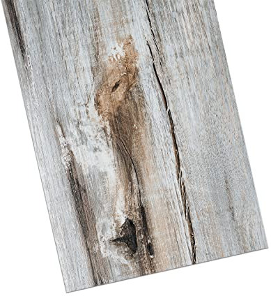 Livelynine 32 Fliesen PVC Bodenbelag Holzoptik Vinylboden Selbstklebend Blau Bodenfliesen Selbstklebend Rustikal Wasserdicht Fliesenaufkleber Boden Badezimmer Küche Tapete Holzoptik Blau 90CMx15CM