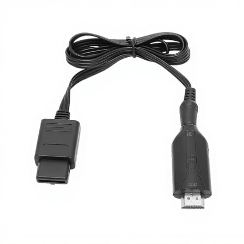 für N64 zu HD Multimedia Interface Converter Adapter, HD Multimedia Interface Kabel mit Netzkabel, für N64, für NGC, für SNES zu HD Multimedia Interface