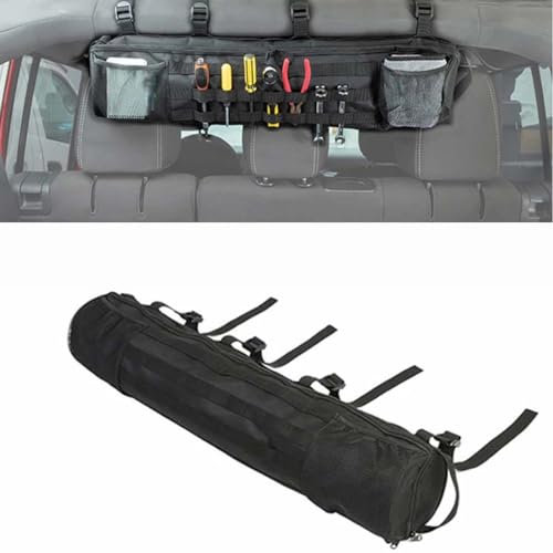 OSTREY Sac de Rangement pour Arceau de sécurité de Voiture, pour Ford Mustang 2009 2010 2011 2012 2013, Outil de Poche de Rangement, Organisateur Multifonctionnel, Support de Gadget