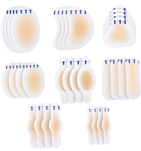 Beavorty 128stücke Unsichtbare Fersenschutz-pads Aus Gel Für Damen Und Herren Wasserdichte Strapazierfähige Und Bequeme Blasenpflaster Für Neue Schuhe Schutz Für Empfindliche Fersen