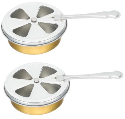 VANZACK Spirituskocher 2 Sets Solide Winddichte Spiritus-Box Für Camping Wandern Und Kochen Im Freien