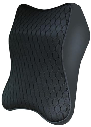 Auto Kopfstütze, Memory Foam Auto Sitz Kopfstütze, Abnehmbares, Atmungsaktives Nackenkissen Mit Lederbezug, Nackenkissen Mit Abnehmbarem Befestigungsgurt Für Autositz