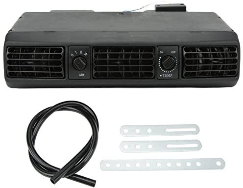 AC-Klimaanlage-Verdampfer-Kit, 360CFM Universal Under Dash AC Verdampfer Underdash Heizung Kühleinheit, 3-Gang-Klimaanlagenverdampfer für PKW, LKW, Wohnmobil, Van, Wohnmobil (24V)